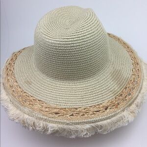 BP. Fringe Edge Straw Hat